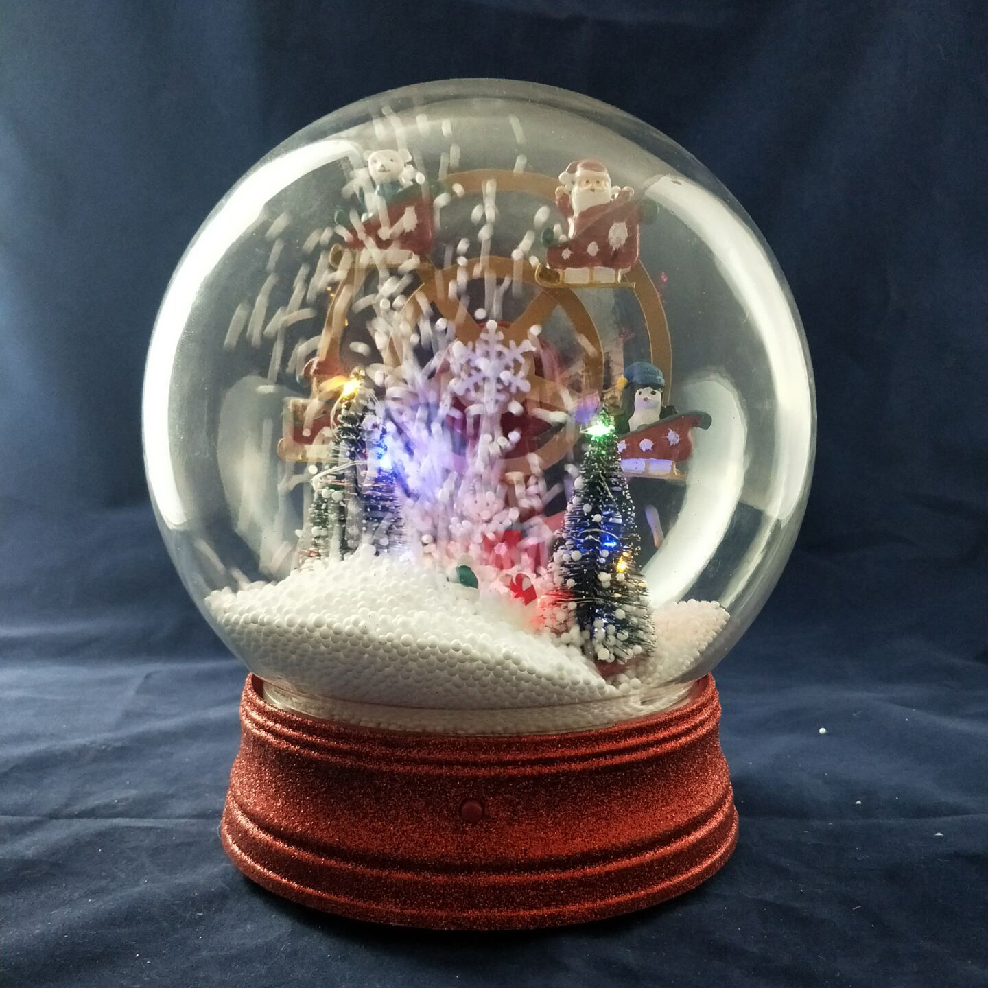 10In Christmas musical snowing globe - Buy musical globe Product on ...